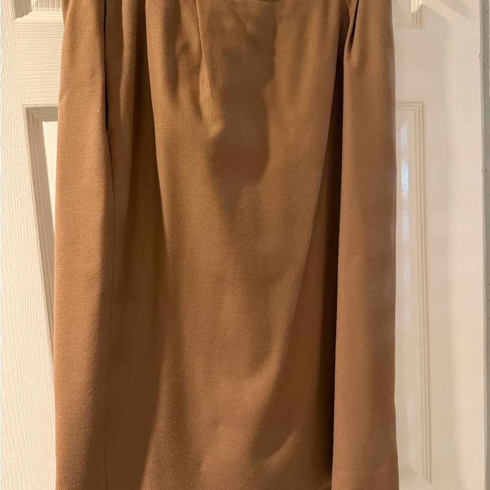 Pendleton Tan Pencil Skirt